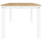 Casa si Gradina - Mobilier - Mese si birouri - Mese bucatarie si dining - Masa de sufragerie „Panama”, alb, 180x90x75 cm, lemn masiv pin - Infinity.ro