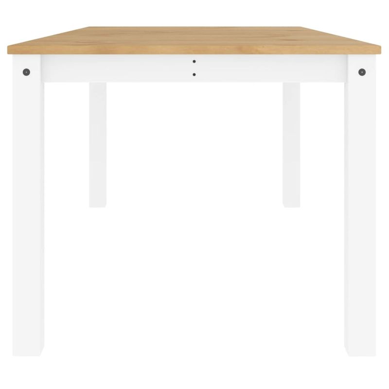 Casa si Gradina - Mobilier - Mese si birouri - Mese bucatarie si dining - Masa de sufragerie „Panama”, alb, 180x90x75 cm, lemn masiv pin - Infinity.ro