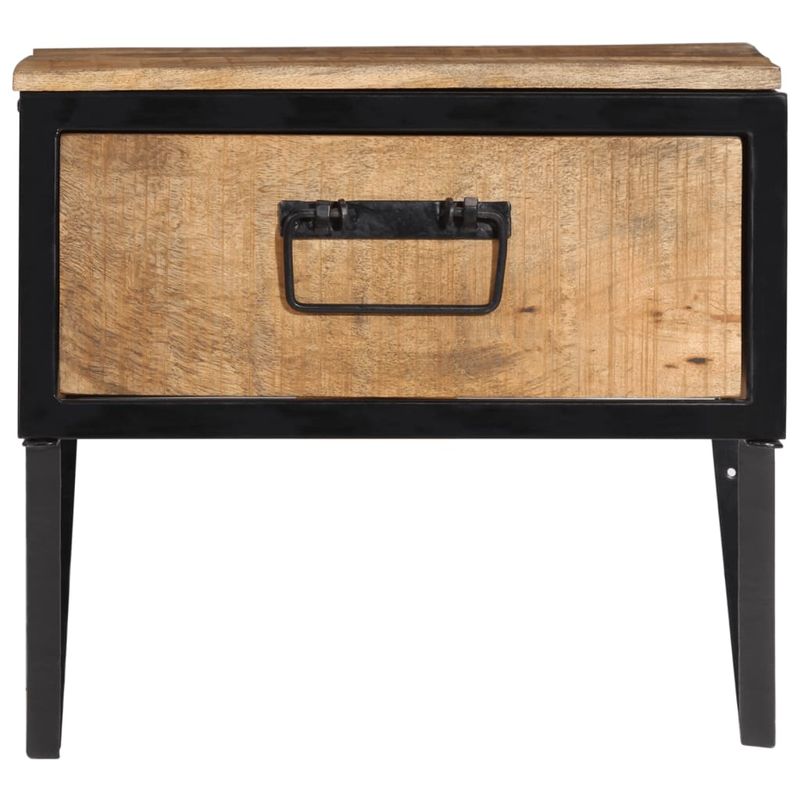 Casa si Gradina - Mobilier - Comode si corpuri - Noptiere - Noptiera, 40x35x40 cm, lemn masiv de mango - Infinity.ro