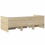Casa si Gradina - Mobilier - Paturi si accesorii - Paturi - Cadru pat cu sertare, stejar sonoma, 90x190 cm, lemn prelucrat - Infinity.ro