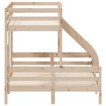 Casa si Gradina - Mobilier - Paturi si accesorii - Paturi - Pat supraetajat, 80x200/140x200 cm, lemn masiv de pin - Infinity.ro