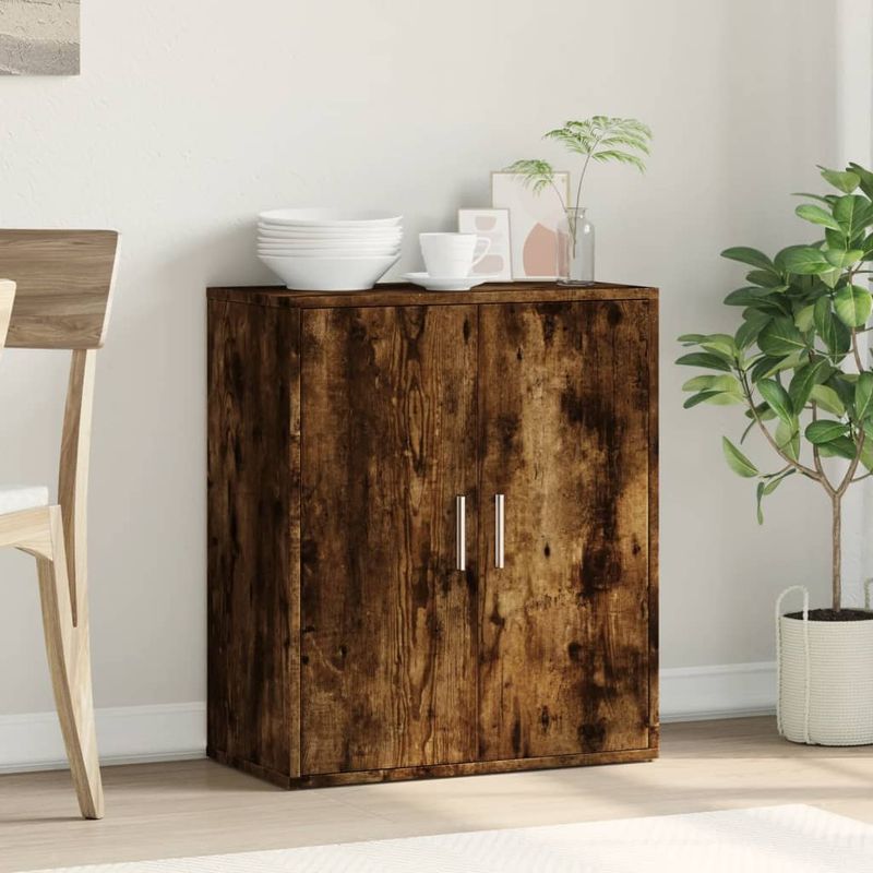 Casa si Gradina - Mobilier - Comode si corpuri - Comode - Dulap, stejar fumuriu, 60x31x70 cm, lemn prelucrat - Infinity.ro