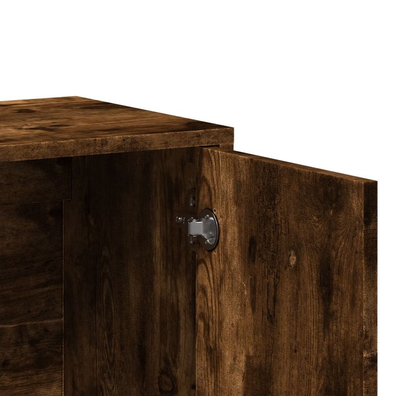 Casa si Gradina - Mobilier - Comode si corpuri - Comode - Dulap, stejar fumuriu, 60x31x70 cm, lemn prelucrat - Infinity.ro
