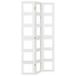 Casa si Gradina - Decoratiuni - Pereti despartitori si paravane - Paravan camera 3 panouri, alb, lemn masiv paulownia - Infinity.ro