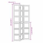 Casa si Gradina - Decoratiuni - Pereti despartitori si paravane - Paravan camera 3 panouri, alb, lemn masiv paulownia - Infinity.ro