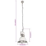 Casa si Gradina - Corpuri si surse de iluminat - Veioze si lampi - Lampi de veghe - Corp de iluminat suspendat, 35x35x152 cm, aluminiu - Infinity.ro