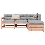 Casa si Gradina - Gradina si terasa - Mobilier exterior - Seturi mobila gradina - Set canapele de gradina, 4 piese, lemn masiv brad douglas - Infinity.ro