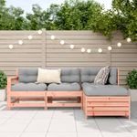 Casa si Gradina - Gradina si terasa - Mobilier exterior - Seturi mobila gradina - Set canapele de gradina, 4 piese, lemn masiv brad douglas - Infinity.ro