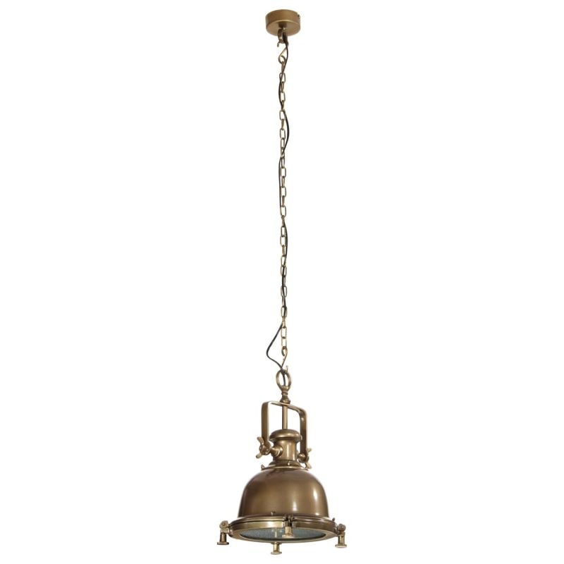 Casa si Gradina - Corpuri si surse de iluminat - Lustre si pendule - Corp de iluminat suspendat, 35x35x153 cm, aluminiu, alamă - Infinity.ro