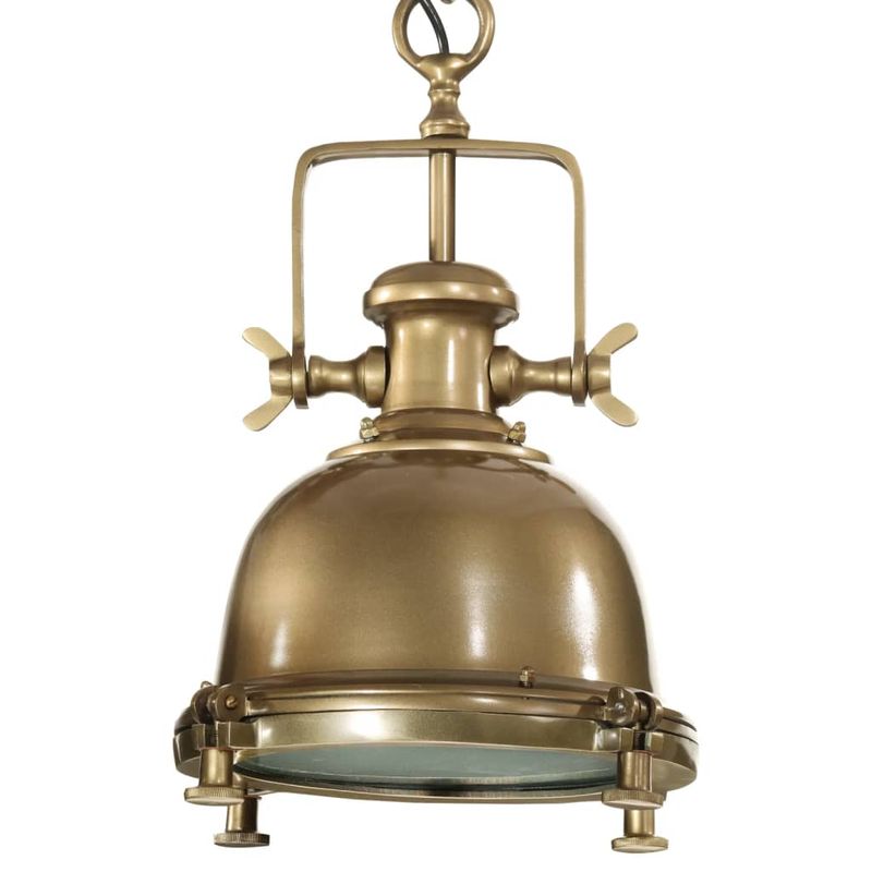 Casa si Gradina - Corpuri si surse de iluminat - Lustre si pendule - Corp de iluminat suspendat, 35x35x153 cm, aluminiu, alamă - Infinity.ro