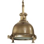 Casa si Gradina - Corpuri si surse de iluminat - Lustre si pendule - Corp de iluminat suspendat, 35x35x153 cm, aluminiu, alamă - Infinity.ro