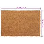 Casa si Gradina - Textile si covoare - Covoare - Covoare casa - Covoras de usa, natural, 50x80 cm, fibre de cocos - Infinity.ro