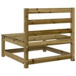 Casa si Gradina - Gradina si terasa - Mobilier exterior - Seturi mobila gradina - Set canapea de gradina, 3 piese, lemn de pin tratat - Infinity.ro