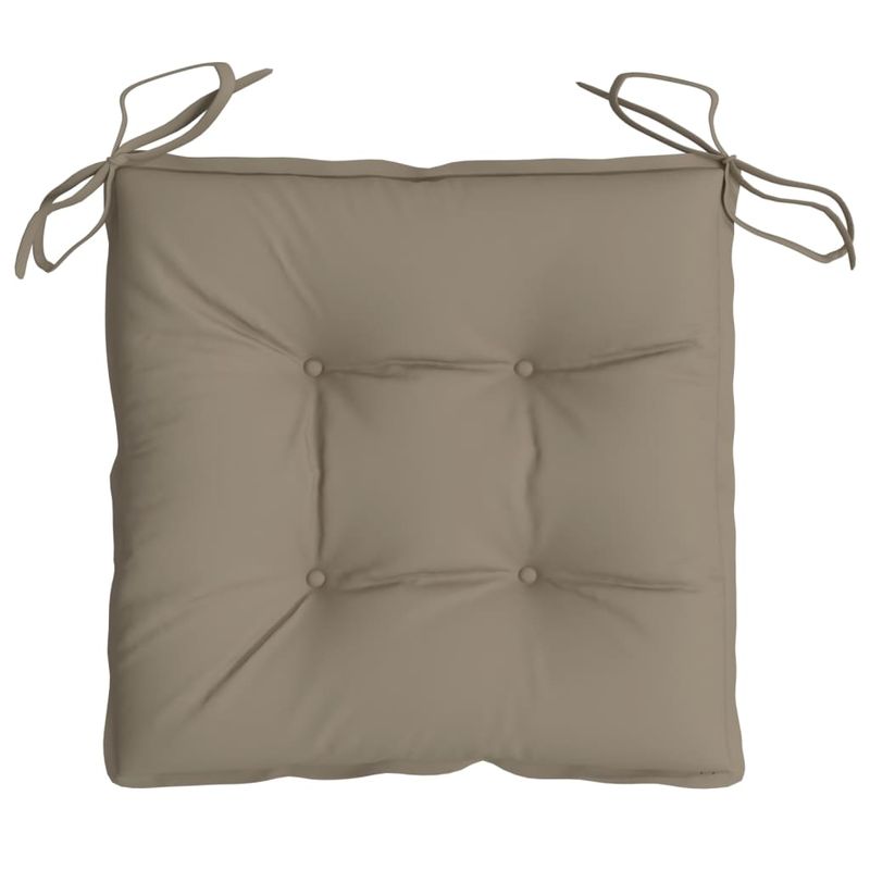 Casa si Gradina - Textile si covoare - Perne si pilote - Perne decorative - Perne de scaun, 2 buc., taupe, 50x50x7 cm, textil oxford - Infinity.ro