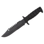 Casa si Gradina - Bucatarie si vesela - Vesela si tacamuri - Cutite si seturi de cutite - Cutit tactic, IdeallStore®, Ultimate Survival, 29 cm, Negru - Infinity.ro
