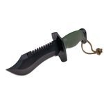 Casa si Gradina - Bucatarie si vesela - Vesela si tacamuri - Cutite si seturi de cutite - Cutit tactic, IdeallStore®, Military Rambo, 30.7 cm, Verde - Infinity.ro