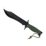 Casa si Gradina - Bucatarie si vesela - Vesela si tacamuri - Cutite si seturi de cutite - Cutit tactic, IdeallStore®, Military Rambo, 30.7 cm, Verde - Infinity.ro