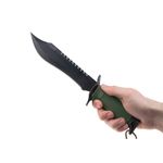 Casa si Gradina - Bucatarie si vesela - Vesela si tacamuri - Cutite si seturi de cutite - Cutit tactic, IdeallStore®, Military Rambo, 30.7 cm, Verde - Infinity.ro