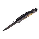 Casa si Gradina - Bucatarie si vesela - Vesela si tacamuri - Cutite si seturi de cutite - Briceag salvare, IdeallStore®, Hunting Deer, 21 cm, Otel inoxidabil - Infinity.ro