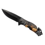 Casa si Gradina - Bucatarie si vesela - Vesela si tacamuri - Cutite si seturi de cutite - Briceag salvare, IdeallStore®, Hunting Deer, 21 cm, Otel inoxidabil - Infinity.ro