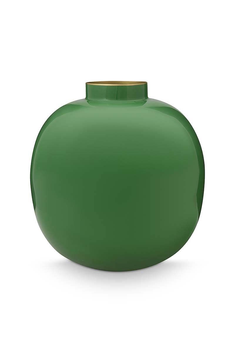 Vaza decorativa din metal Green 23cm