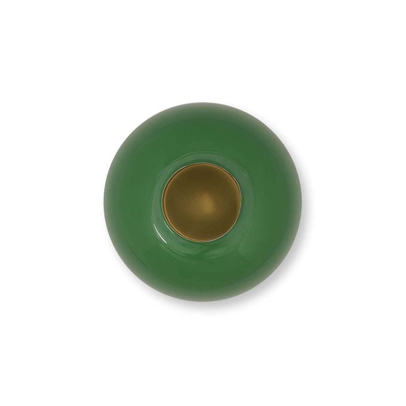 Casa si Gradina - Decoratiuni - Obiecte decorative - Vaze si boluri decorative - Vaza decorativa din metal Green 23cm - Infinity.ro