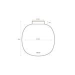 Casa si Gradina - Decoratiuni - Obiecte decorative - Vaze si boluri decorative - Vaza decorativa din metal Green 23cm - Infinity.ro