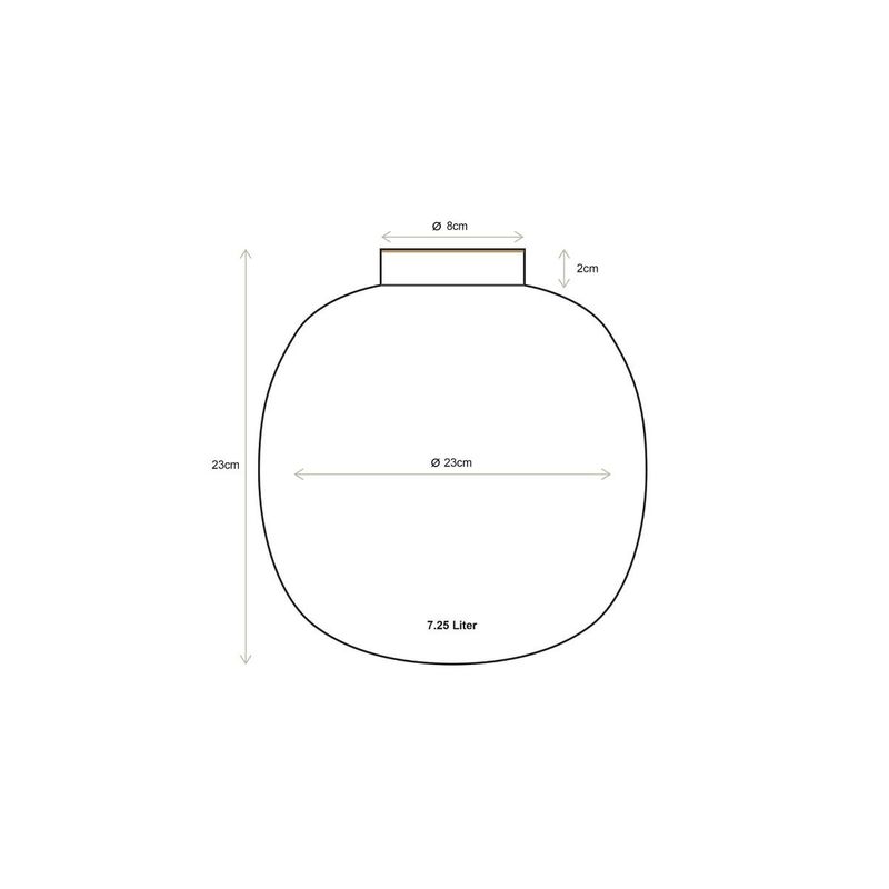 Casa si Gradina - Decoratiuni - Obiecte decorative - Vaze si boluri decorative - Vaza decorativa din metal Green 23cm - Infinity.ro