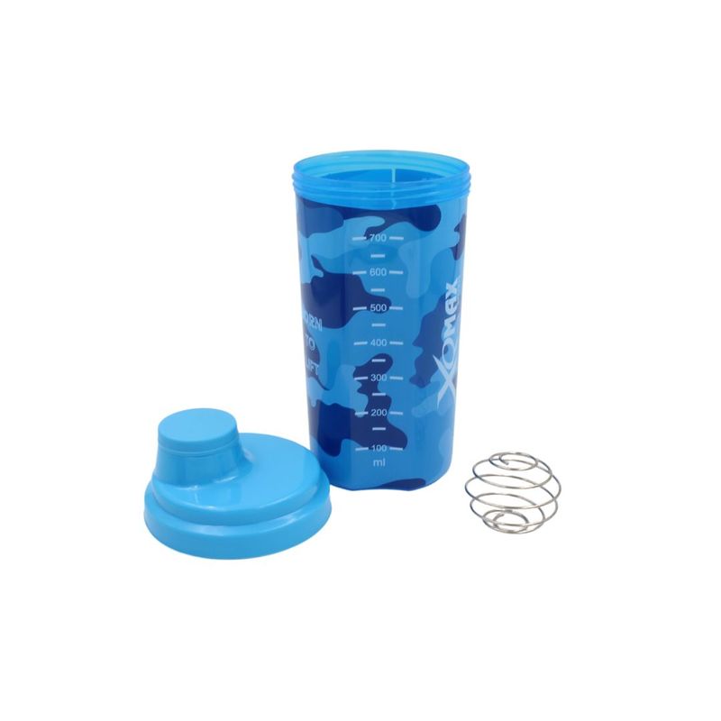 Sport si Outdoor - Echipament Sportiv - Accesorii echipament sportiv - Bidoane si shakere - Shaker Born To Lift culoarea bleu 700ml - Infinity.ro