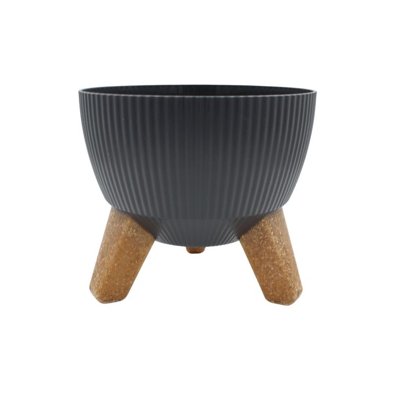 Casa si Gradina - Gradinarit si plante - Plante si ghivece - Ghivece si suporturi - Ghiveci cu 3 picioare culoarea negru - Infinity.ro