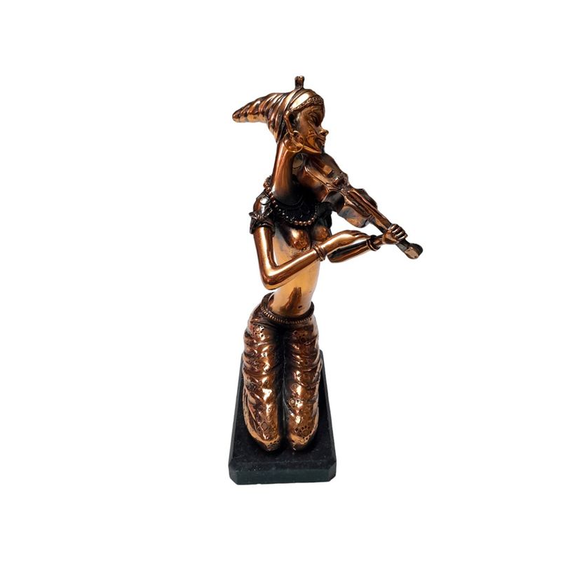 Casa si Gradina - Decoratiuni - Obiecte decorative - Accesorii decorative - Statueta decorativa, Violonista, 27 cm, NL-065L - Infinity.ro