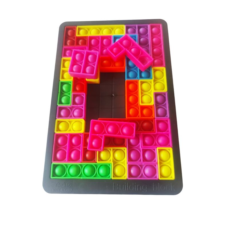 Jucarii, Copii si Bebe - Jucarii si jocuri - Jocuri si puzzle - Puzzle - Puzzle Push Pop , Jucarie antistres pentru copii, 26 piese, 26 cm, 22200147 - Infinity.ro