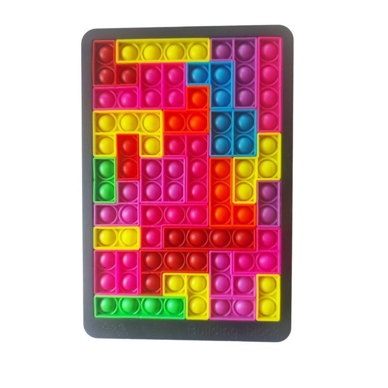 Jucarii, Copii si Bebe - Jucarii si jocuri - Jocuri si puzzle - Puzzle - Puzzle Push Pop , Jucarie antistres pentru copii, 26 piese, 26 cm, 22200147 - Infinity.ro