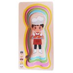 Jucarii, Copii si Bebe - Jucarii si jocuri - Jocuri si puzzle - Puzzle - Puzzle stratificat meserii,  Pentru invatat meseriile, 22200145 - Infinity.ro