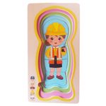 Jucarii, Copii si Bebe - Jucarii si jocuri - Jocuri si puzzle - Puzzle - Puzzle stratificat meserii,  Pentru invatat meseriile, 22200145 - Infinity.ro