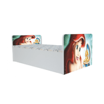 Casa si Gradina - Mobilier - Mobilier copii - Patuturi copii - Pat pentru copii Aero Ariel, 160x80 cm, alb/multicolor, saltea inclusa - Infinity.ro