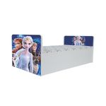 Casa si Gradina - Mobilier - Mobilier copii - Patuturi copii - Pat pentru copii Aero Elsa, 140x70 cm, alb/multicolor, saltea inclusa - Infinity.ro