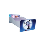 Casa si Gradina - Mobilier - Mobilier copii - Patuturi copii - Pat pentru copii Vampirina, 180x80 cm, alb/multicolor, saltea inclusa - Infinity.ro