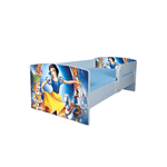 Casa si Gradina - Mobilier - Mobilier copii - Patuturi copii - Pat pentru copii Alba ca Zapada, 180x80 cm, alb/multicolor, saltea inclusa - Infinity.ro