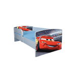 Casa si Gradina - Mobilier - Mobilier copii - Patuturi copii - Pat pentru copii Cars, 160x80 cm, alb/multicolor, saltea inclusa - Infinity.ro