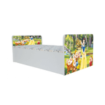 Casa si Gradina - Mobilier - Mobilier copii - Patuturi copii - Pat pentru copii Aero Alba ca Zapada, 180x80 cm, alb/multicolor, saltea inclusa - Infinity.ro