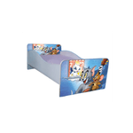 Casa si Gradina - Mobilier - Mobilier copii - Patuturi copii - Pat pentru copii Tom si Jerry, 160x80 cm, alb/multicolor, saltea inclusa - Infinity.ro