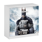 Casa si Gradina - Mobilier - Mobilier copii - Mobilier camera copiilor - Comoda Batman, 3 sertare, multicolor, 60x60x40 cm - Infinity.ro