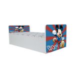 Casa si Gradina - Mobilier - Mobilier copii - Patuturi copii - Pat pentru copii Aero Mickey, 130x60 cm, alb/multicolor, saltea inclusa - Infinity.ro