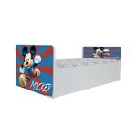 Casa si Gradina - Mobilier - Mobilier copii - Patuturi copii - Pat pentru copii Aero Mickey, 130x60 cm, alb/multicolor, saltea inclusa - Infinity.ro