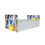 Casa si Gradina - Mobilier - Mobilier copii - Patuturi copii - Pat pentru copii  Aero Alba ca Zapada, 180x80 cm, alb/multicolor, saltea inclusa - Infinity.ro