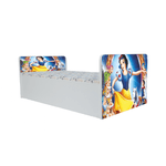Casa si Gradina - Mobilier - Mobilier copii - Patuturi copii - Pat pentru copii  Aero Alba ca Zapada, 180x80 cm, alb/multicolor, saltea inclusa - Infinity.ro