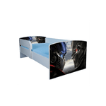 Casa si Gradina - Mobilier - Mobilier copii - Patuturi copii - Pat pentru copii Transformers, 140x70 cm, alb/multicolor, saltea inclusa - Infinity.ro