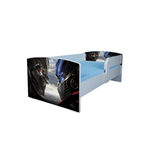 Casa si Gradina - Mobilier - Mobilier copii - Patuturi copii - Pat pentru copii Transformers, 160x80 cm, alb/multicolor, saltea inclusa - Infinity.ro