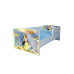 Casa si Gradina - Mobilier - Mobilier copii - Patuturi copii - Pat pentru copii Frumoasa si Bestia, 160x80 cm, alb/multicolor, saltea inclusa - Infinity.ro